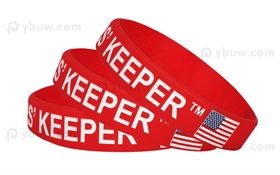 Red Colorfilled Wristband-CFW12ASO