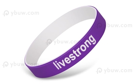 Purple Duel Layer Wristband-DLW12ASO