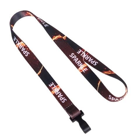 5/8" (15mm) Sparkle Lanyards with Plastic Hook-66TN