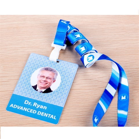 5/8"(15mm) Full Color Lanyards with PVC ID Card