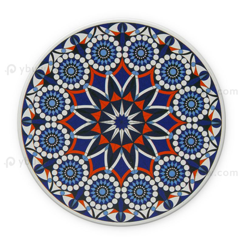 Custom Designed Round Ceramic Coasters