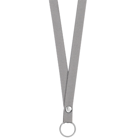 5/8'' (15mm) Plain Polyester  Lanyards with Split Ring and Metal Nail-VV3E